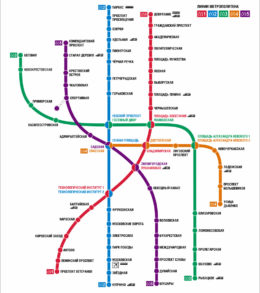 Карта метро санкт петербурга 2022 с улицами