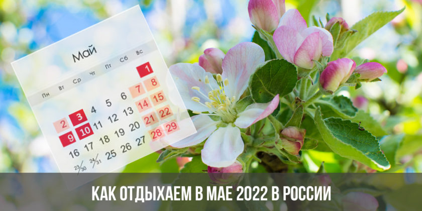 Как отдыхаем в мае 2022: выходные и праздничные дни в России | майские, календарь