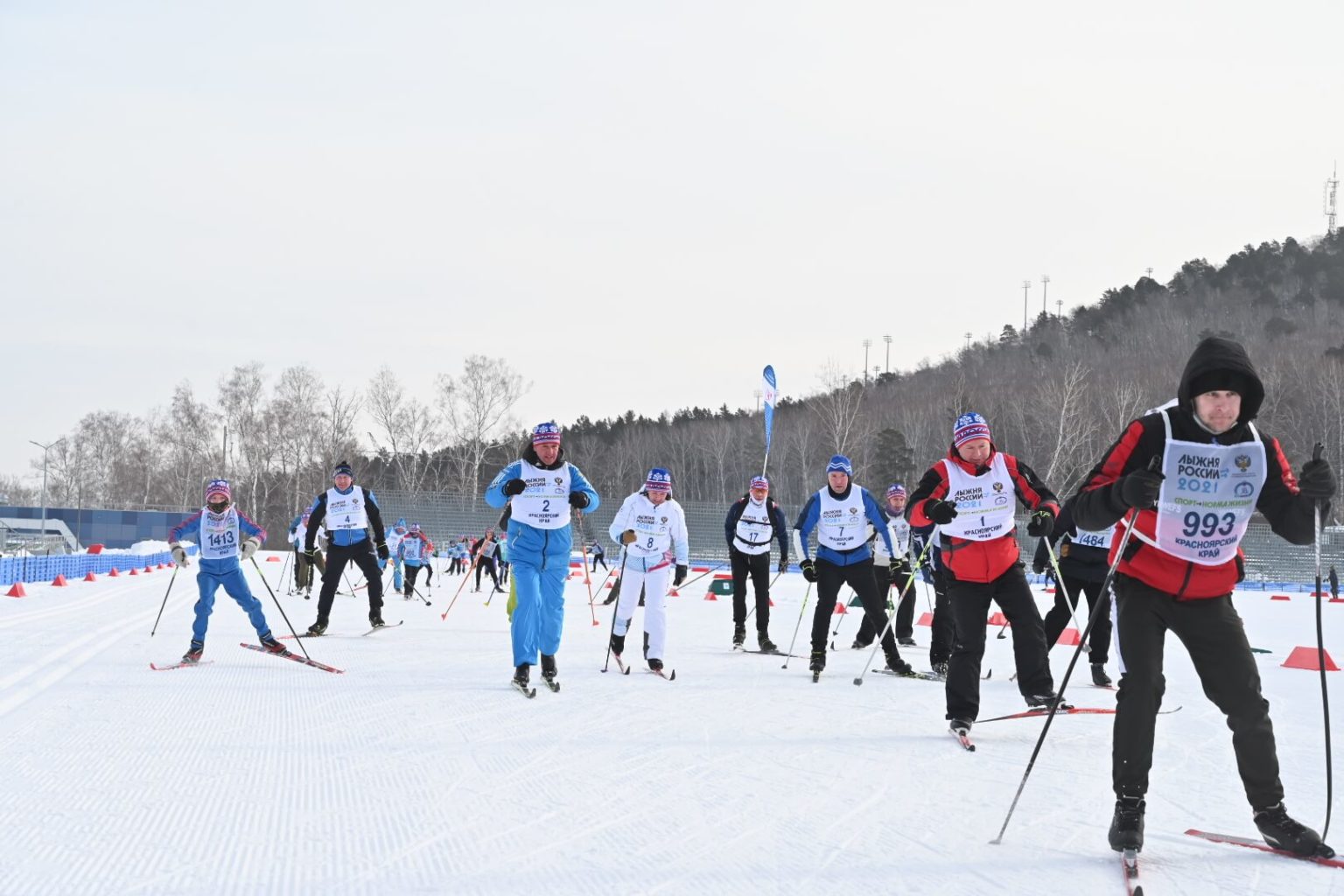 Лыжня россии москва