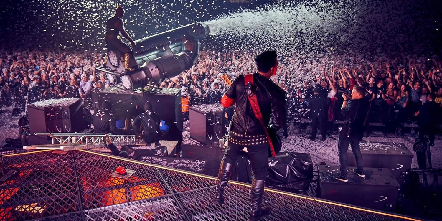 Выступление Rammstein